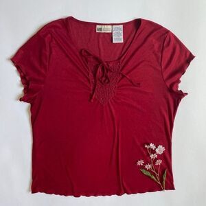 Y2K red top